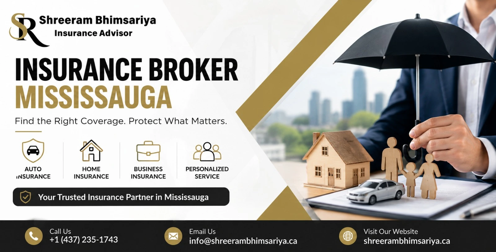 How an Insurance Broker in Mississauga Can Help You Find the Right Coverage
